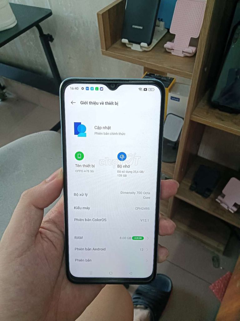 Oppo A78 5G + 8/128G zin đẹp 99%. Mua bán Điện thoại tại Quận Thanh Xuân Hà Nội được đăng bởi cửa hàng điện thoại giá rẻ hình 1