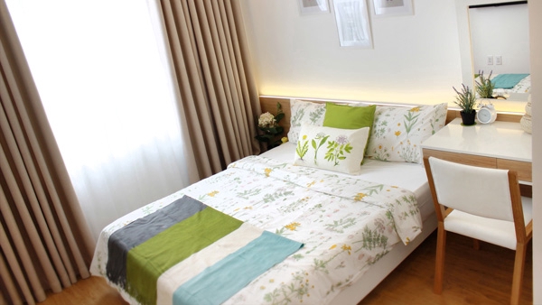 Cho thuê căn hộ Melody Q. Tân Phú 100m2 3pn 2wc nhà mới lầu cao thoáng