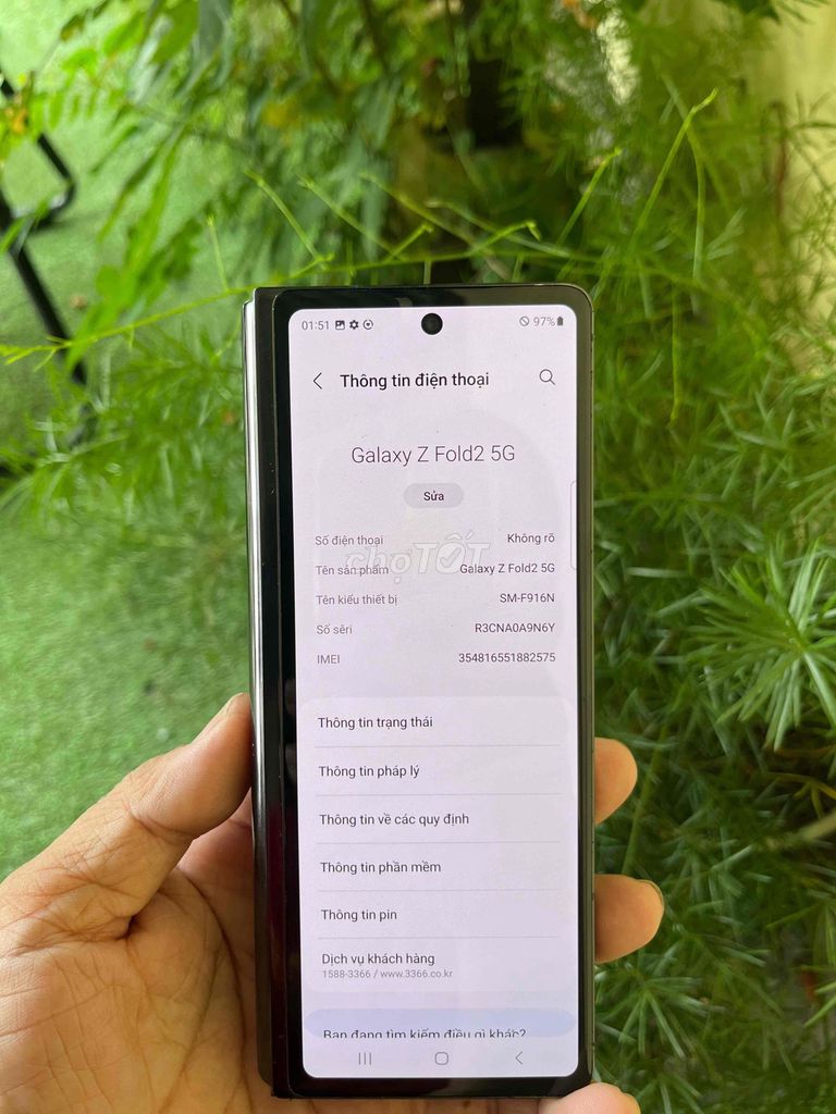 Samsung Galaxy Z Fold2 5G 256GB Đen. Mua bán Điện thoại tại Huyện Hóc Môn Tp Hồ Chí Minh được đăng bởi Phạm Tuân hình 1
