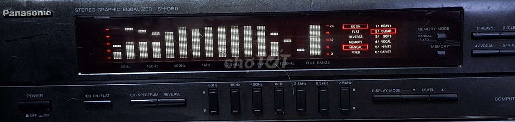 PANASONIC EQUALIZER SH-D50. Mua bán Tivi, Âm thanh tại Thành phố Thái Bình Thái Bình được đăng bởi TAKE ME TO YOUR HEART hình 1