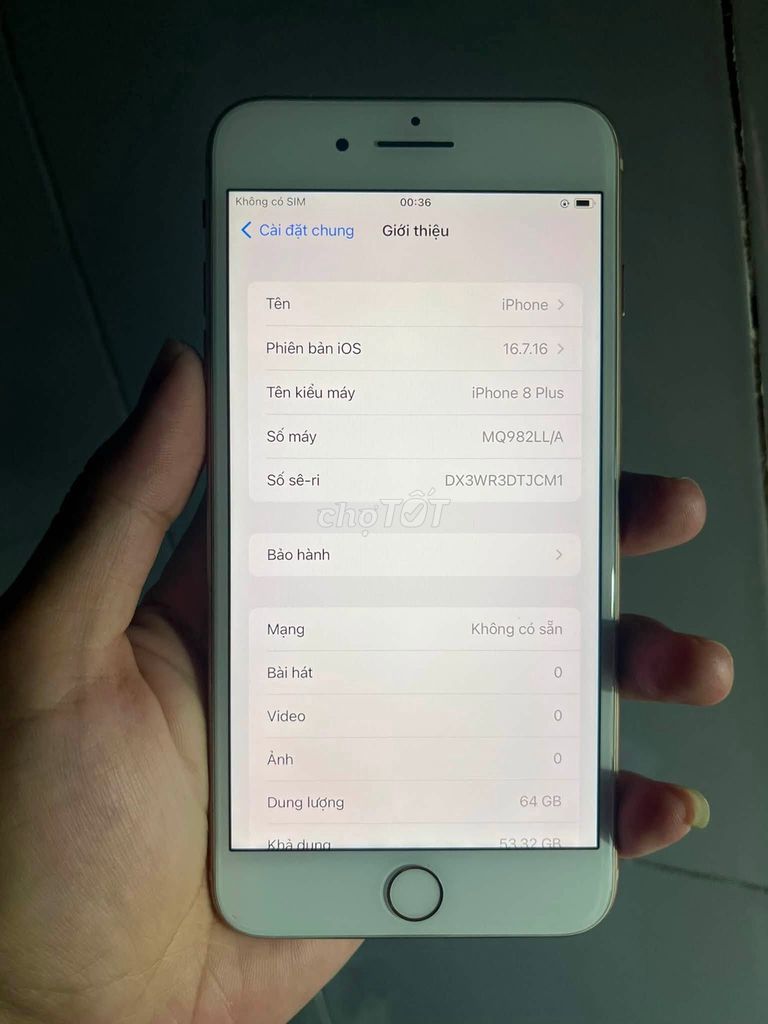 Apple iPhone 8 Plus 64GB Vàng. Mua bán Điện thoại tại Quận 12 Tp Hồ Chí Minh được đăng bởi Hội Đồ Điện Tử hình 1