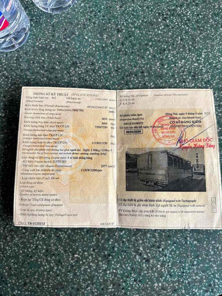 🔥 BÁN XE JAC N700 LƯỚT CHẠY 83 NGÀN THÙNG INOX. Mua bán Xe tải, xe ben tại Huyện Trảng Bom Đồng Nai được đăng bởi Mr Tuấn Ô Tô Quốc Thịnh hình 5