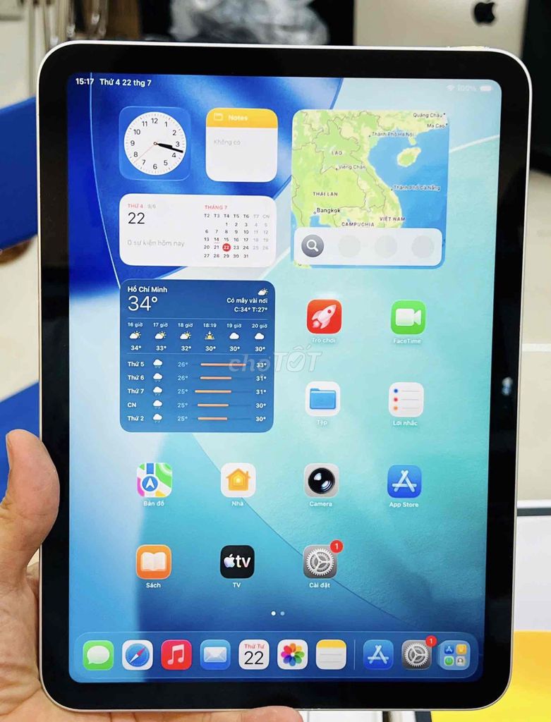 Apple iPad A16 Wifi 128GB Bạc Like New. Mua bán Máy tính bảng tại Quận Đống Đa Hà Nội được đăng bởi Thế Hoàng hình 1