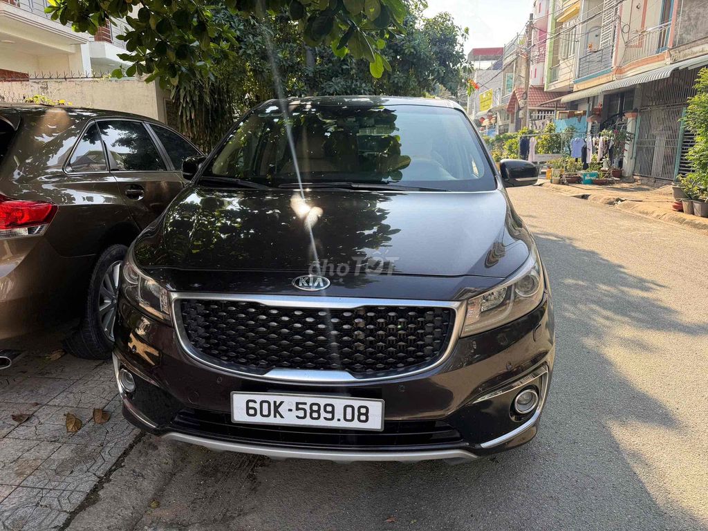 Kia Sedona Full 2018, масло, коричневое