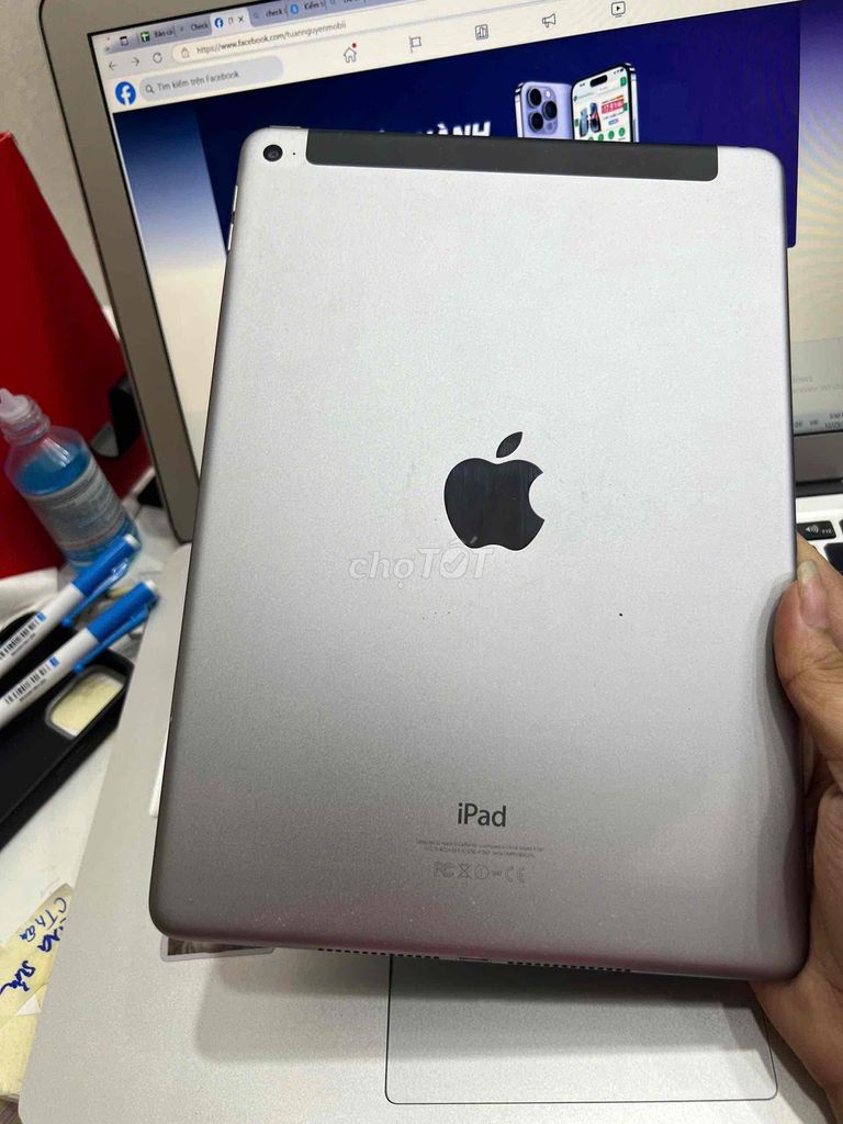 ipad air 2 64g xám có 3g nguyên zin