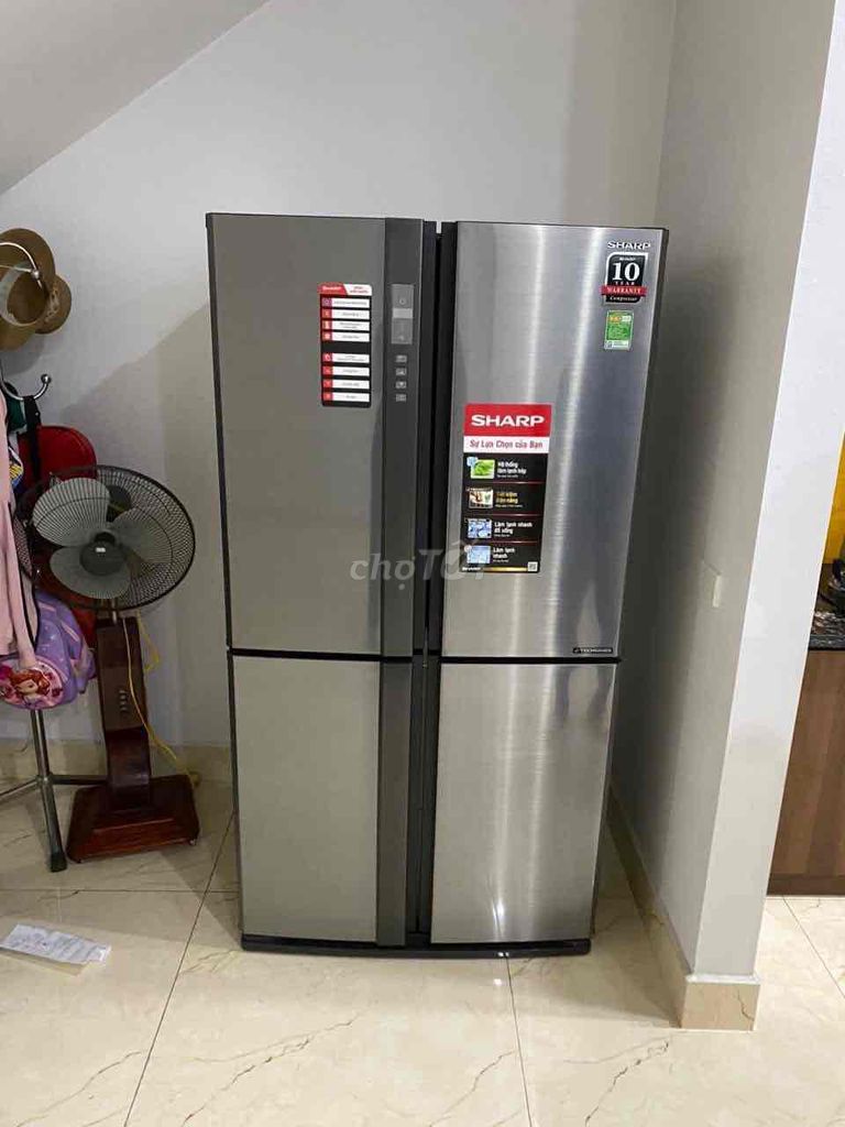 tủ lạnh sharp 626l mới 100% - hỗ trợ nợ xấu