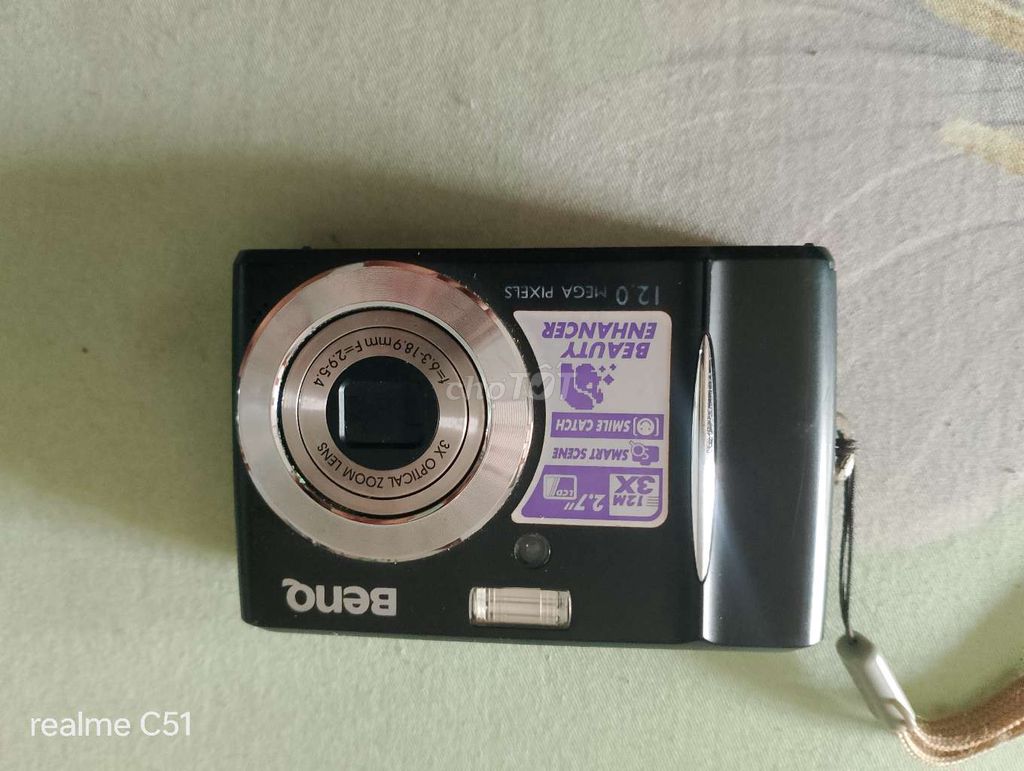 Máy ảnh BenQ 12MP Zoom 3X Đen. Mua bán Máy ảnh, Máy quay tại Quận Cái Răng Cần Thơ được đăng bởi Truongbakhan hình 1