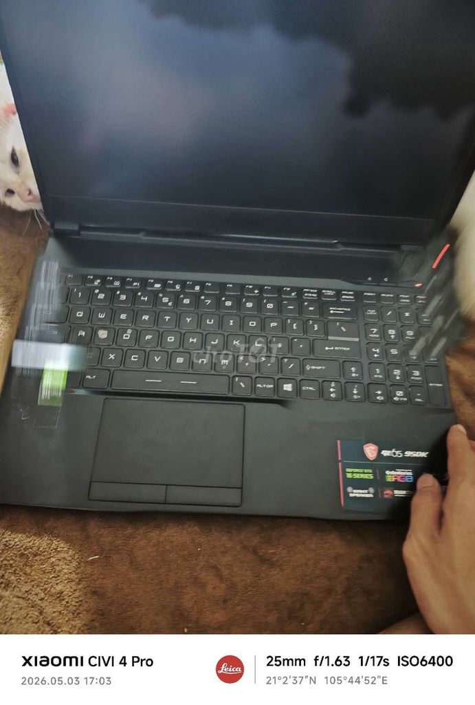MSI GL65 i7-9750H gtx1660ti 8GB/256GB. Mua bán Laptop tại Quận Bắc Từ Liêm Hà Nội được đăng bởi Nga Lê hình 1