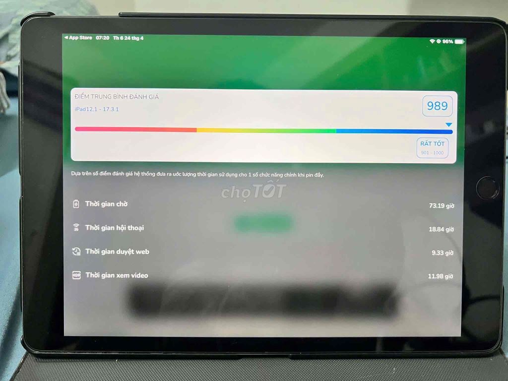 Apple iPad Gen 9 64GB Xám. Mua bán Máy tính bảng tại Thành phố Biên Hòa Đồng Nai được đăng bởi Nhật Lệ hình 1