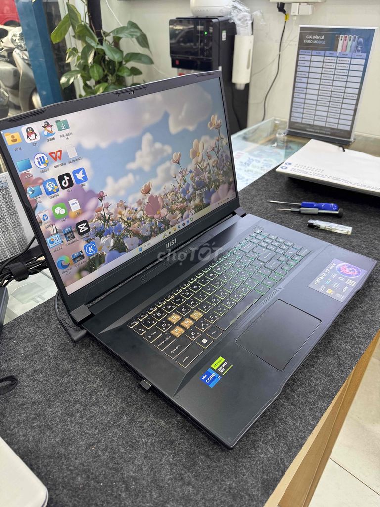 MSI Katana 17 B12V i7-12650H 24GB/512GB. Mua bán Laptop tại Quận 11 Tp Hồ Chí Minh được đăng bởi Faro mobile hình 1