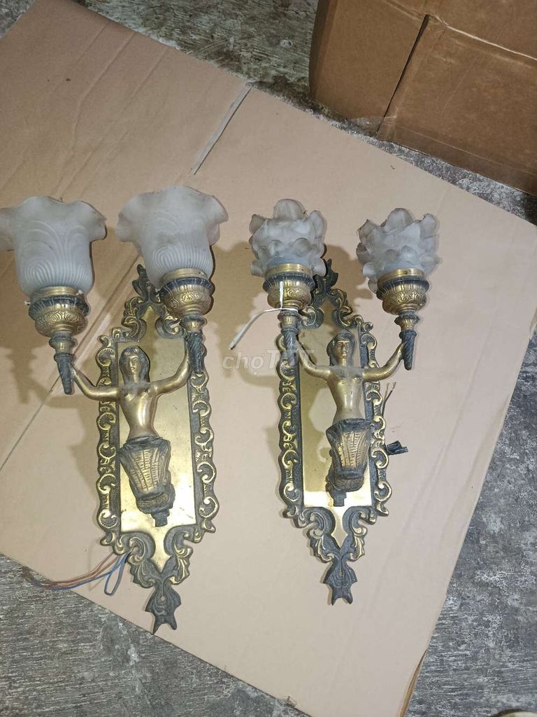 Đèn treo tường Đồng Cổ điển Vàng đồng. Mua bán Đèn tại Quận Cầu Giấy Hà Nội được đăng bởi Nghinh hình 1