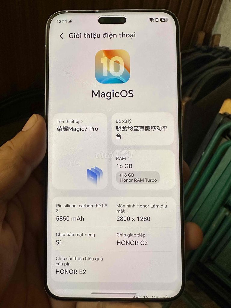 Honor Magic 7 Pro 16GB 512GB Bạc. Mua bán Điện thoại tại Quận Lê Chân Hải Phòng được đăng bởi Cồ Việt Coffee Mobile hình 1