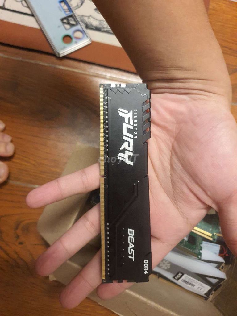 RAM Kingston Fury Beast DDR4 3200MHz Đen. Mua bán Linh kiện (RAM, Card...) tại Quận Hai Bà Trưng Hà Nội được đăng bởi Nguyễn Gia Bảo hình 1