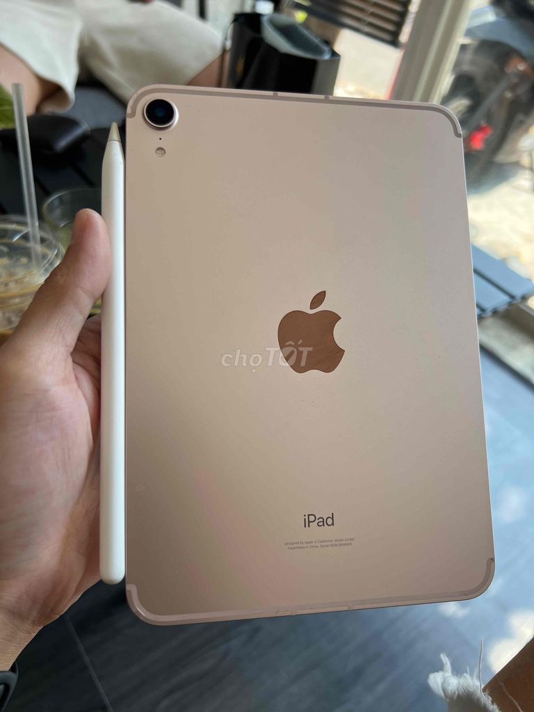 Ipad mini 6 5g 64gb zin đẹp 98%