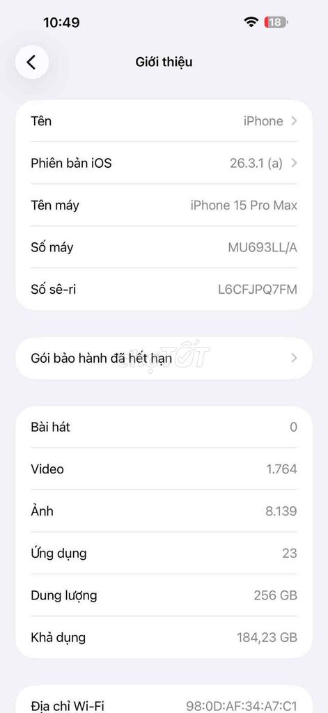 pass ip 15prm của em gdtt tại nhà ạ. Mua bán Điện thoại tại Huyện Hóc Môn Tp Hồ Chí Minh được đăng bởi Ng Thị Na hình 1