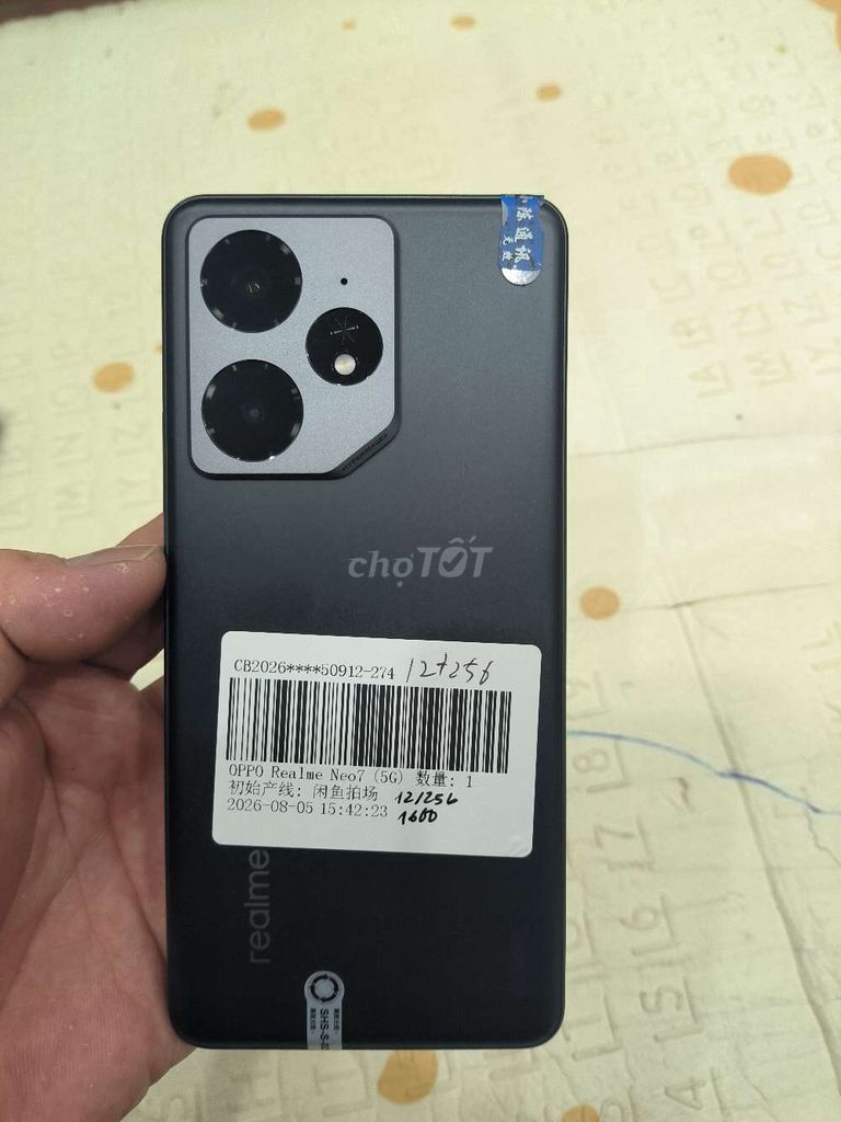 Realme Neo7 12GB/256GB Đen Like New. Mua bán Điện thoại tại Quận Hoàng Mai Hà Nội được đăng bởi Nguyennoi hình 1