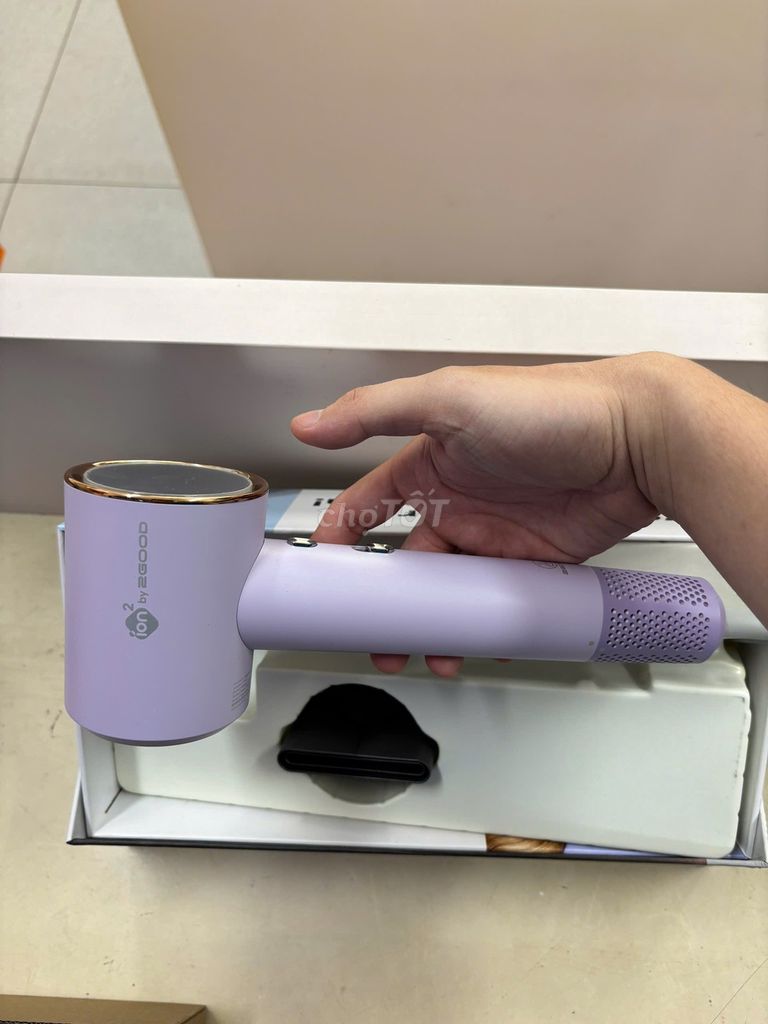 Máy sấy tóc 2GOOD Tím Ion âm giảm xơ rối. Mua bán Nội thất, đồ gia dụng khác tại Thành phố Thủ Đức Tp Hồ Chí Minh được đăng bởi Tuấn Nguyễn Thanh hình 1