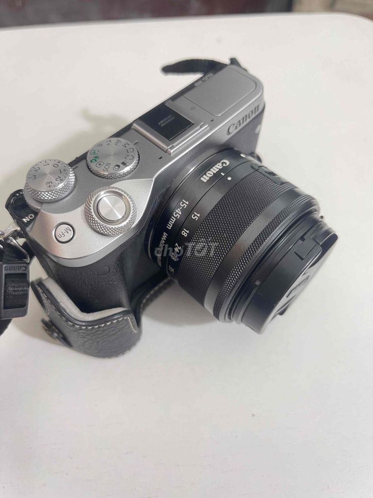 Máy ảnh Canon M6 Bạc. Mua bán Máy ảnh, Máy quay tại Quận Tây Hồ Hà Nội được đăng bởi Dũng Híp hình 1