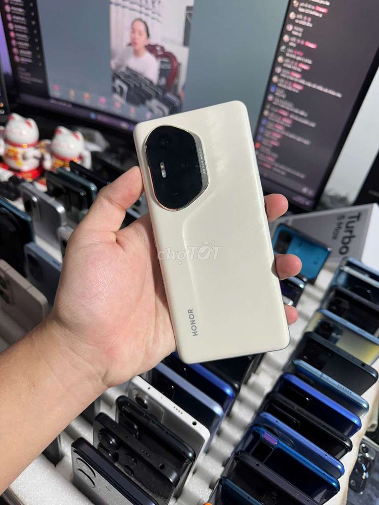 Honor 300 Pro Trắng sạc 100W. Mua bán Điện thoại tại Thành phố Sa Đéc Đồng Tháp được đăng bởi Ngọc Minh hình 1