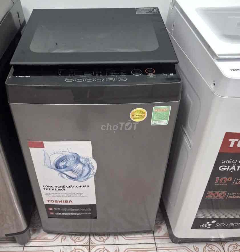 Máy giặt Toshiba 7kg Xám. Mua bán Máy giặt tại Quận 7 Tp Hồ Chí Minh được đăng bởi shop đồ cũ hình 1