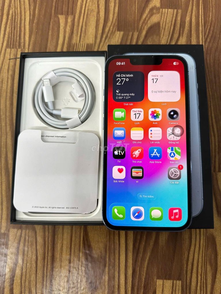 Apple iPhone 13 Pro 128GB Xanh. Mua bán Điện thoại tại Quận 8 Tp Hồ Chí Minh được đăng bởi matdaibang hình 1