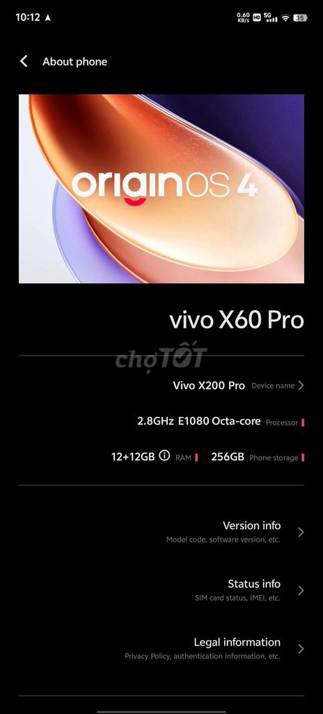 bán vivo x60 pro chụp ảnh siêu phẩm. Mua bán Điện thoại tại Quận Long Biên Hà Nội được đăng bởi nhatbj hình 1