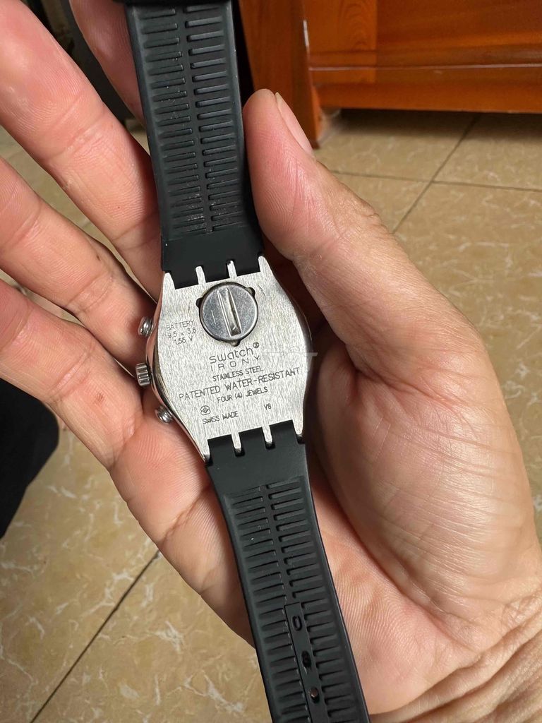 Đồng hồ Swatch Nam Thép không gỉ Đen. Mua bán Đồng hồ tại Huyện Diễn Châu Nghệ An được đăng bởi Anh Khánh  hình 1