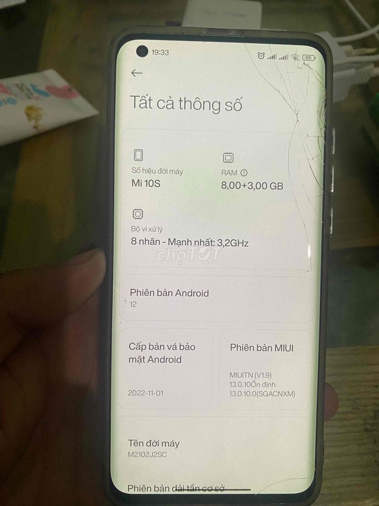 Xiaomi Mi 10S 8GB Trắng. Mua bán Điện thoại tại Huyện Quang Bình Hà Giang được đăng bởi Minh Châu hình 1