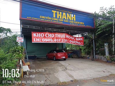 CHO THUÊ KHO XƯỞNG MẶT TIỀN ĐƯỜNG DT744