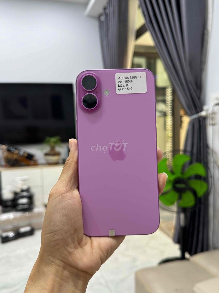 liPhone 16 Plus 128G Quốc tế Hồng P100 Zin All. Mua bán Điện thoại tại Huyện Hóc Môn Tp Hồ Chí Minh được đăng bởi Thu hình 1