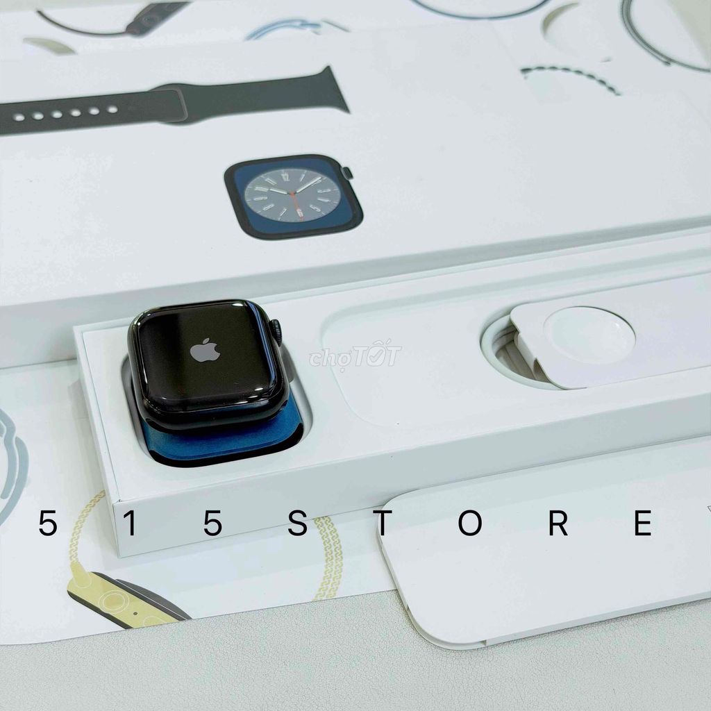 Apple Watch Seri8 45mm Midnight Pin 91% Lướt. Mua bán Thiết bị đeo thông minh tại Quận Thanh Khê Đà Nẵng được đăng bởi 515 STORE 515 Trần Cao Vân TRẢ GÓP BAO ĐẬU hình 1