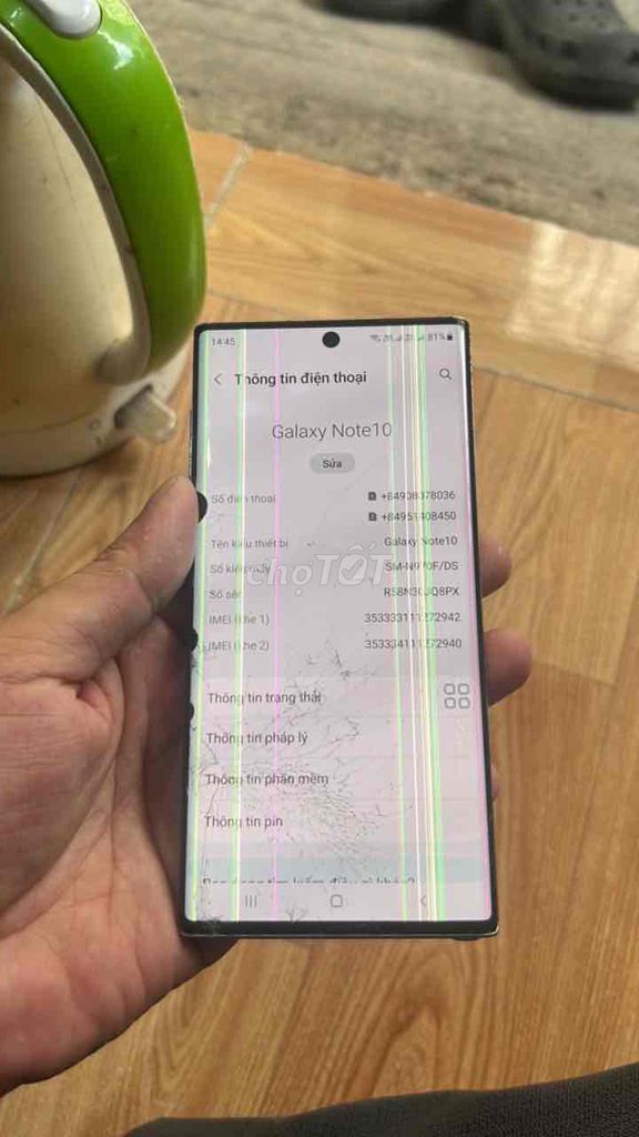 Samsung Galaxy Note 10 Bạc. Mua bán Điện thoại tại Huyện Hóc Môn Tp Hồ Chí Minh được đăng bởi huynh phat hình 1