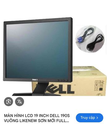 Màn hình LCD Dell 19" 190s vuông (đen). Mua bán Phụ kiện (Màn hình, Chuột...) tại Thành phố Long Xuyên An Giang được đăng bởi Minh Tri