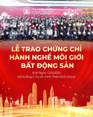 THIÊN KHÔI TUYỂN MÔI GIỚI-ĐÀO TẠO MIỄN PHÍ, HH CAO. Việc làm tại Quận 7 Tp Hồ Chí Minh được đăng bởi Bất Động Sản Thiên Khôi hình 1