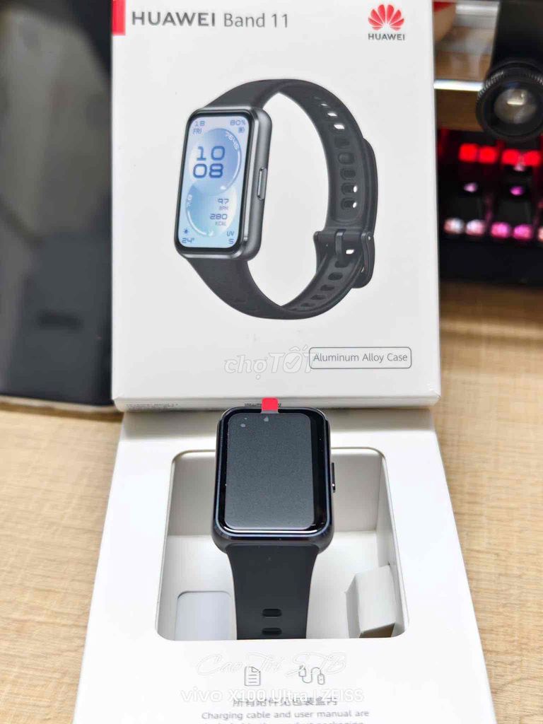 Huawei Band 11 Đen Nhôm. Mua bán Thiết bị đeo thông minh tại Thành phố Biên Hòa Đồng Nai được đăng bởi Cao Trí STMobile hình 1