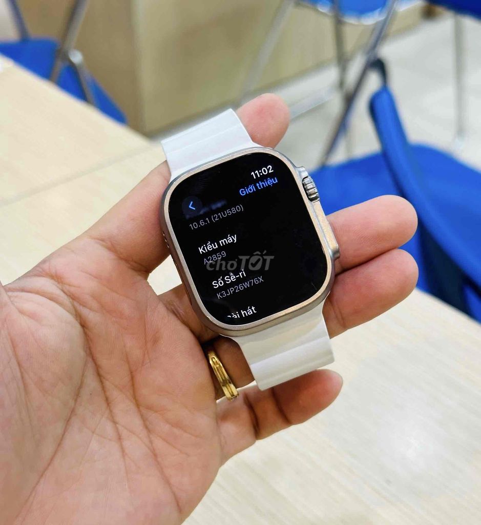 Bán Apple Watch Ultral 49mm Esim viền titan