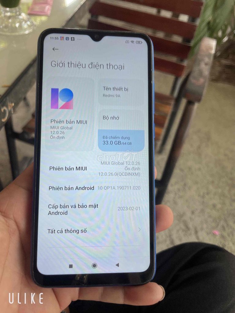 redmi 9a zin nguyên cây 4/64 đẹp pin 50000