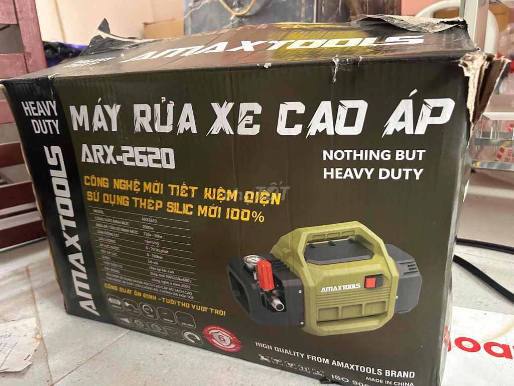 Máy rửa xe AMAXTOOLS ARX-2620 Xanh rêu. Mua bán Đồ chuyên dụng, Giống nuôi trồng tại Thành phố Vinh Nghệ An được đăng bởi Trần Thành hình 1