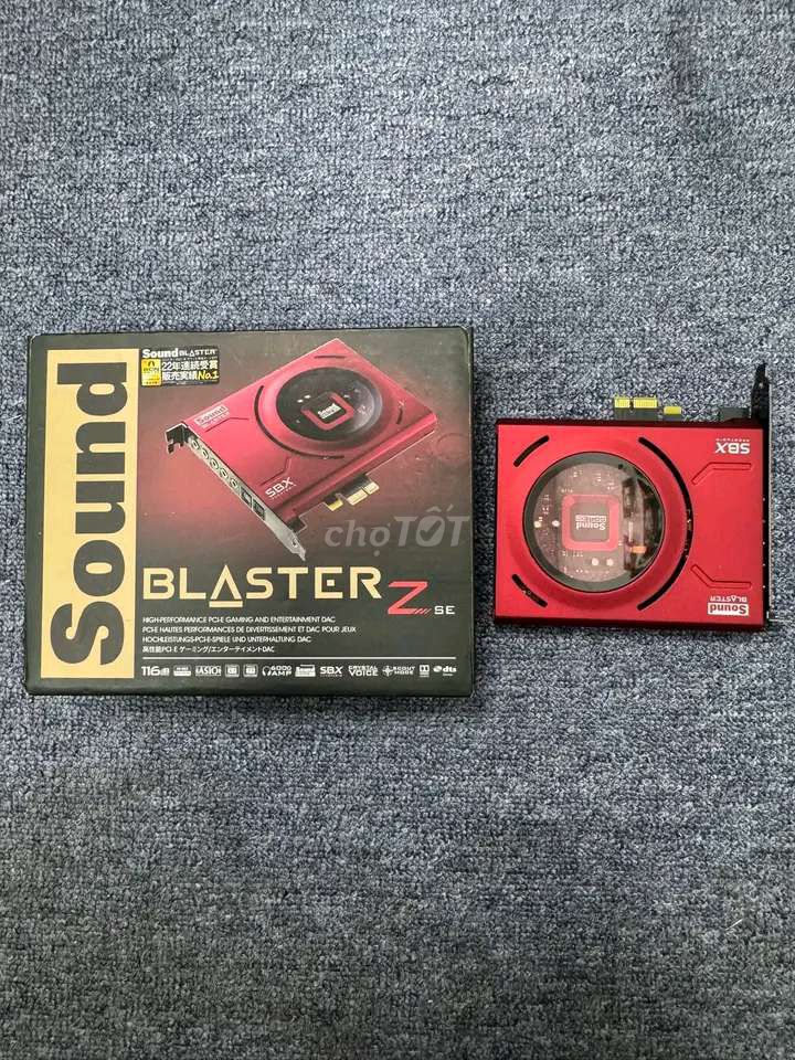 Soundcard PCIe gaming hi-res công suất 600Ω. Mua bán Linh kiện (RAM, Card...) tại Thành phố Thủ Đức Tp Hồ Chí Minh được đăng bởi Hạnh An hình 1