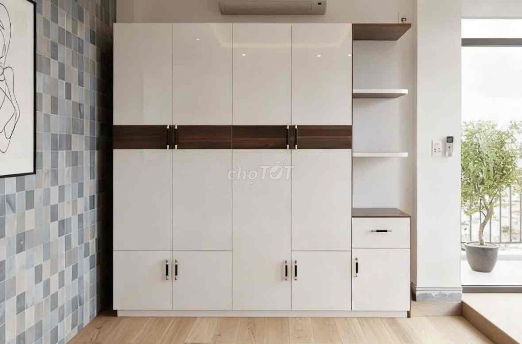 Tủ quần áo Nhựa Đài Loan Trắng, Nâu 2m05. Mua bán Tủ, kệ gia đình tại Huyện Hóc Môn Tp Hồ Chí Minh được đăng bởi Hong Le hình 1