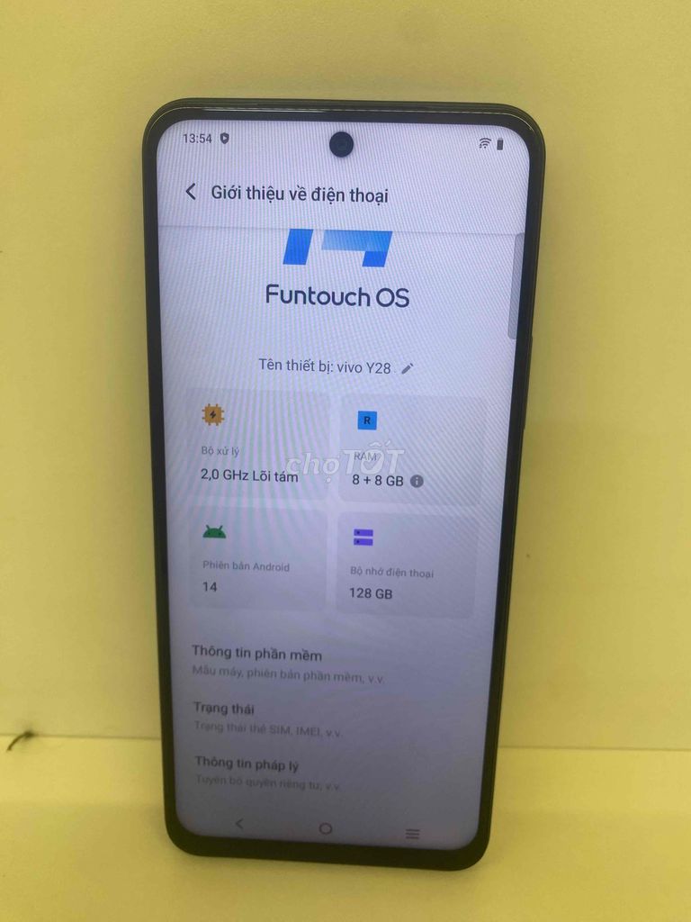 VIVO Y28 còn bh 3/2026 tgdđ . ram 8+8/128g đẹp ken. Mua bán Điện thoại tại Quận Tân Phú Tp Hồ Chí Minh được đăng bởi PhuKienSo hình 6