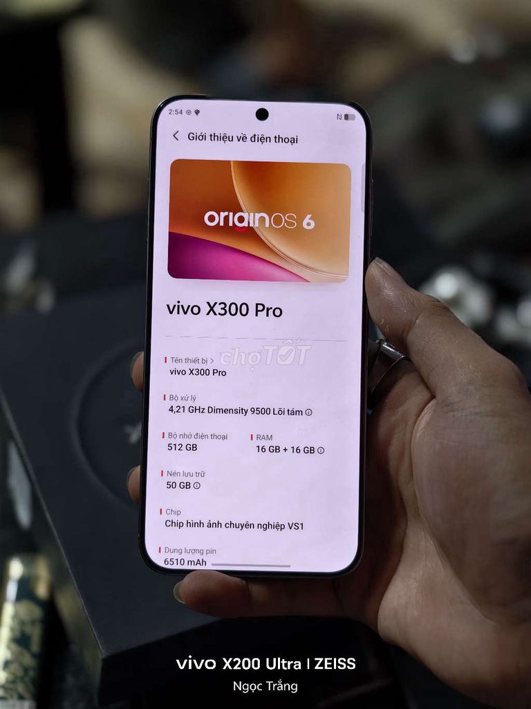 Vivo X300 Pro 16GB 512GB Xám. Mua bán Điện thoại tại Quận 10 Tp Hồ Chí Minh được đăng bởi Trắng hình 1