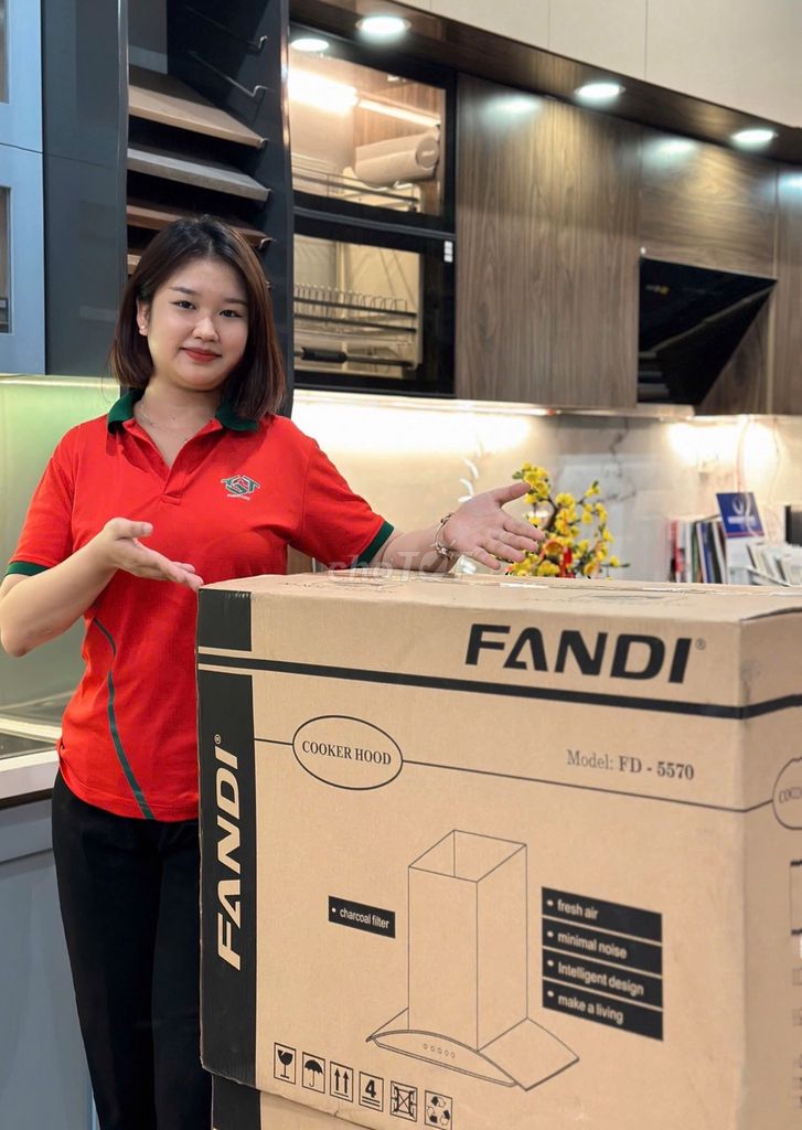 Hút mùi kính cong Fandi siêu tiết kiệm - siêu tốt