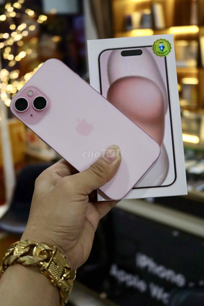 Apple iPhone 15 128GB Hồng 98%. Mua bán Điện thoại tại Thành phố Long Xuyên An Giang được đăng bởi Băng Apple  chuyên iphone hình 1