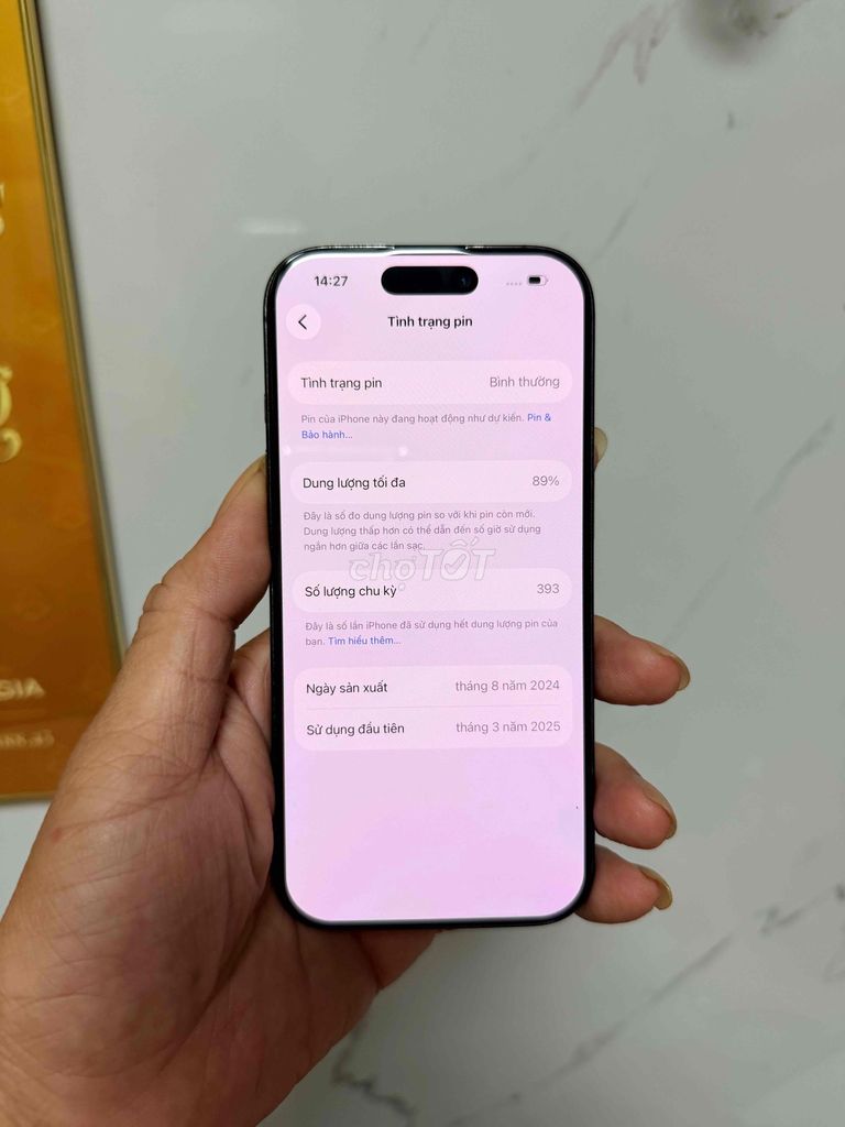 Iphone 16 Pro 128gb Đen Qte Việt Nam nguyên zin. Mua bán Điện thoại tại Quận 6 Tp Hồ Chí Minh được đăng bởi Chuyên mua bán điện thoại laptop hình 1