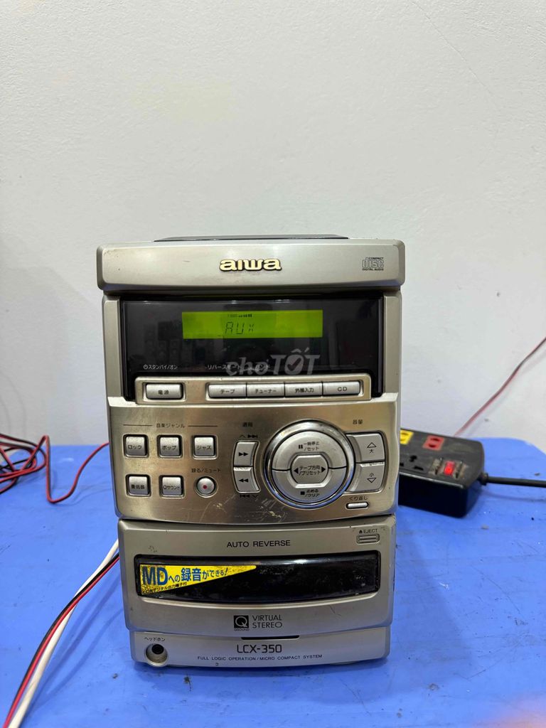 Amply mini Aiwa LCX-350 Bạc Nguyên zin. Mua bán Tivi, Âm thanh tại Quận Long Biên Hà Nội được đăng bởi Thắng âm thanh 1979 hình 1