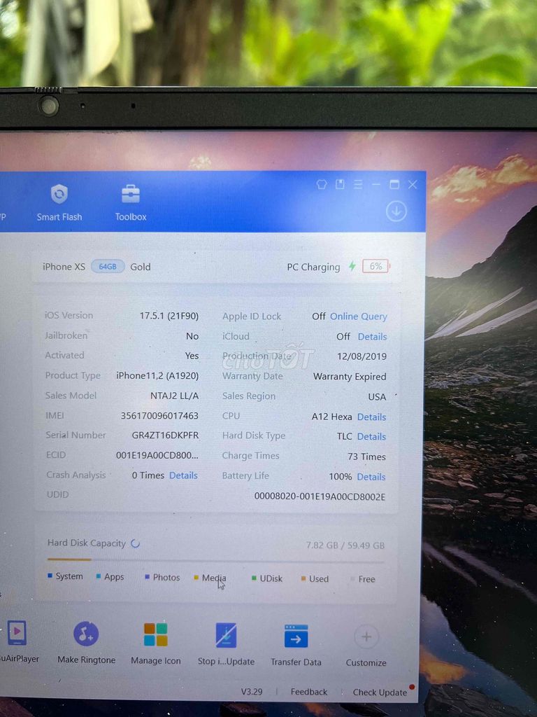 Apple iPhone Xs 64GB Vàng Đã qua sử dụng. Mua bán Điện thoại tại Quận 7 Tp Hồ Chí Minh được đăng bởi huy hình 1