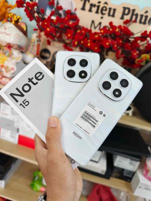 Redmi Note 15 5G fullbox 8/256GB Trắng êm bền