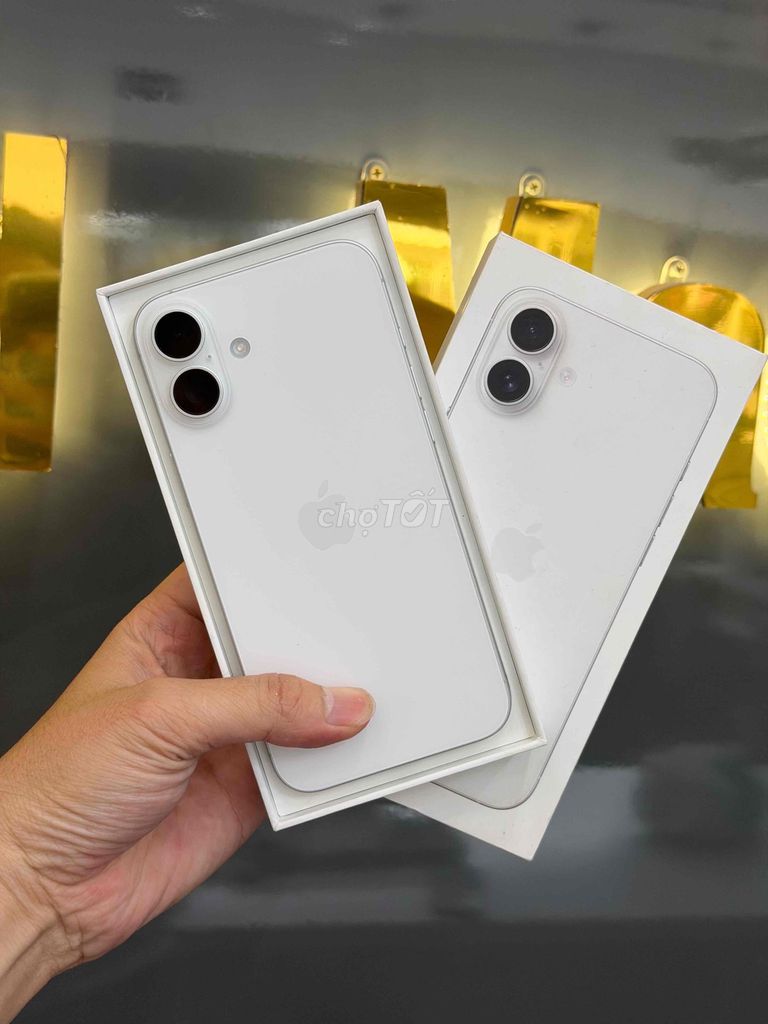 16 Plus 128GB Trắng VN Sạc 20L keng Bh 4/2027 nét. Mua bán Điện thoại tại Quận Ninh Kiều Cần Thơ được đăng bởi Quý Mobile Cần thơ hình 1