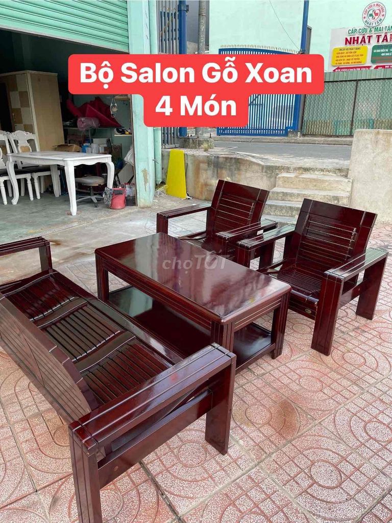 Thanh Lý Bộ Salon Gỗ